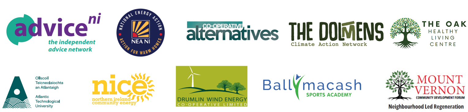 Collection of logos for the Sustainable Energy Communities project.