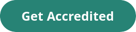 A round green button with the words "Get Accredited" in the middle. The button links to the Living Wage Foundation website.